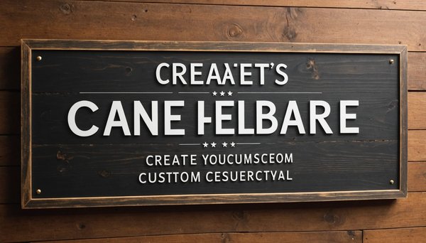 Signalétique en bois : créez votre style sur mesure !